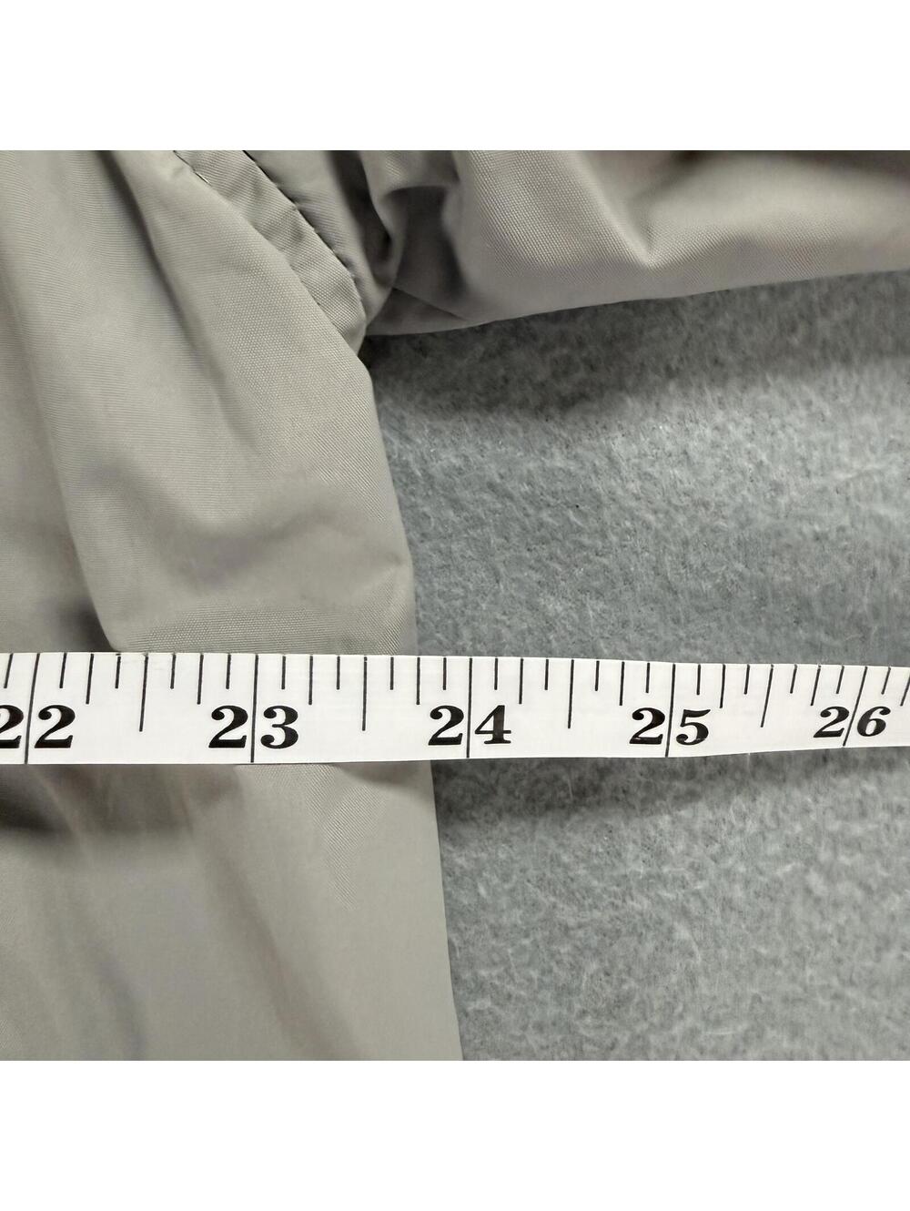 U.S. Polo Assn. Men’s Hooded Windbreaker Jacket Gray Size Large L Full Zip - Picture 6 of 7